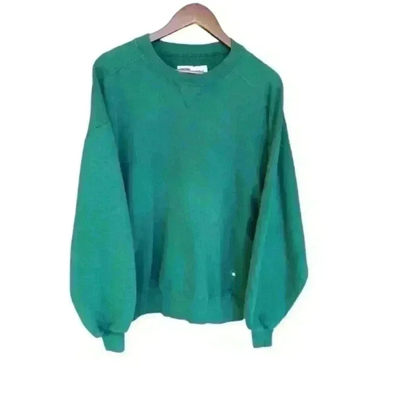 Vintage Russell Athletic Green Sweatshirt - Picture 1 of 5